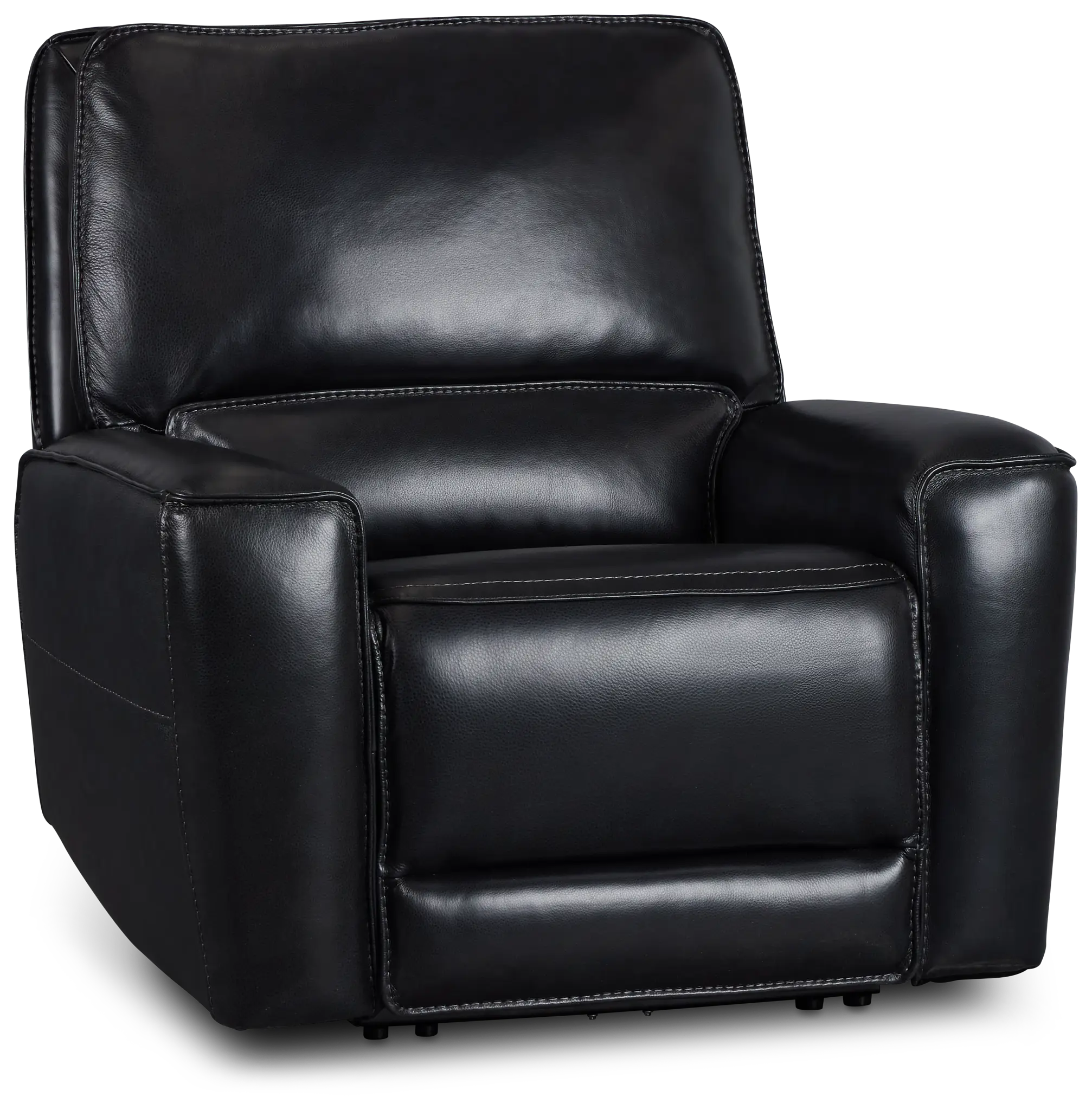 Miles Black Lthr/vinyl Zero Gravity Power Recliner W/headrest Miles Black Lthr/vinyl Zero Gravity Power Recliner W/headrest