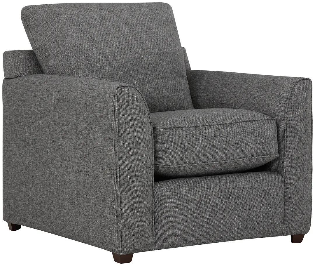 Asheville Gray Fabric Chair