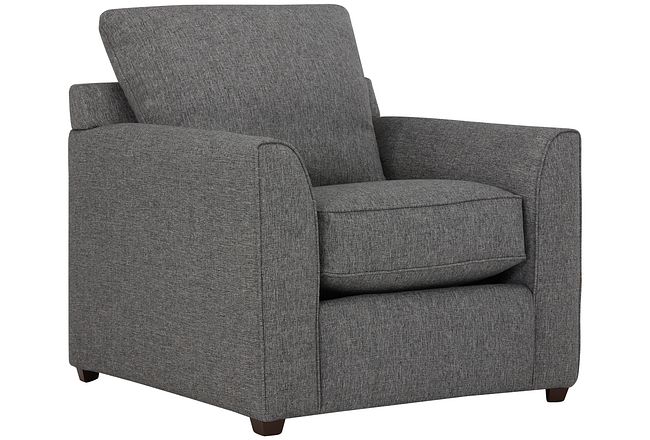 Asheville Gray Fabric Chair