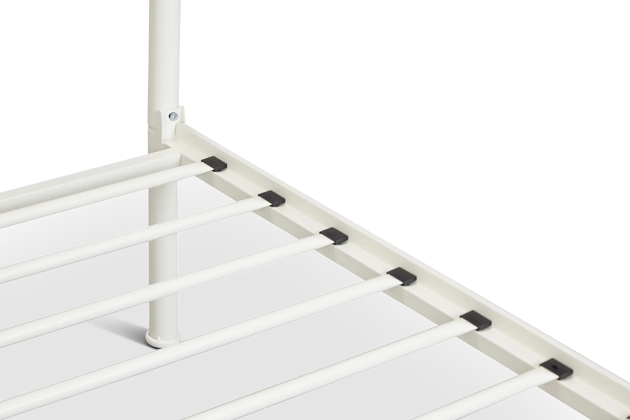 Rory White Metal Panel Bed Rory White Metal Panel Bed