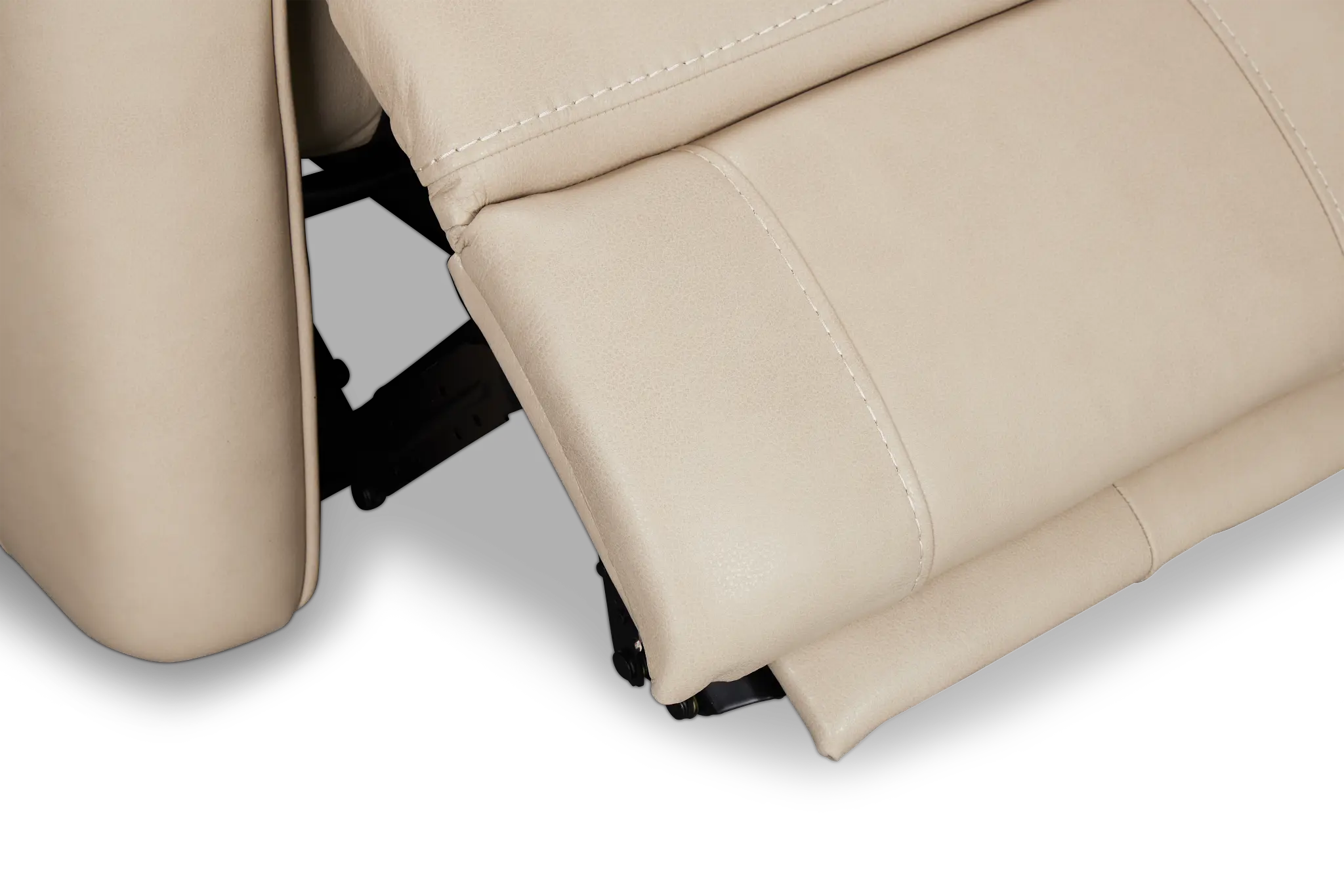 Benji Light Beige Lthr/vinyl Zero Gravity Power Recliner W/headrest Benji Light Beige Lthr/vinyl Zero Gravity Power Recliner W/headrest