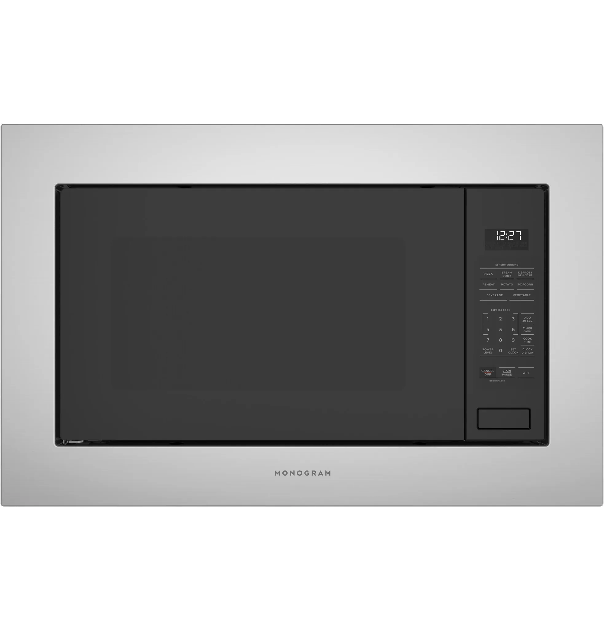 Monogram 22 Series Stainless Steel Built-in Microwave
