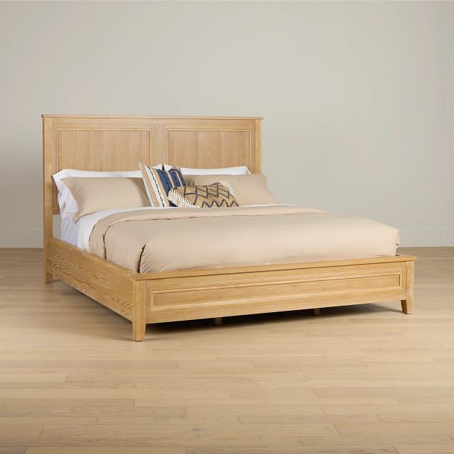 Nantucket Light Tone Panel Bed