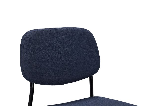 Andover Dark Blue Upholstered Side Chair