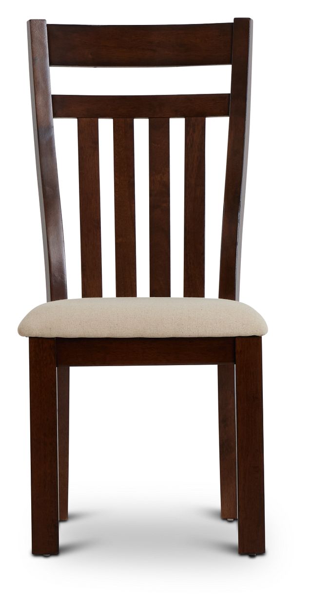 Napa Dark Tone Wood Side Chair (3)