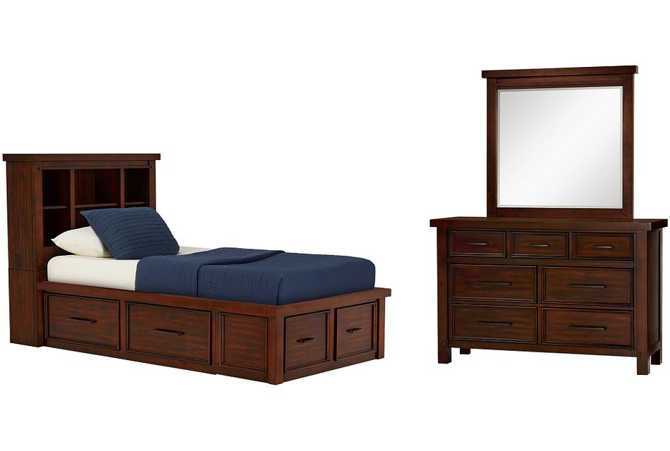 Napa DARK TONE 6-DRAWER Bookcase Storage Bedroom