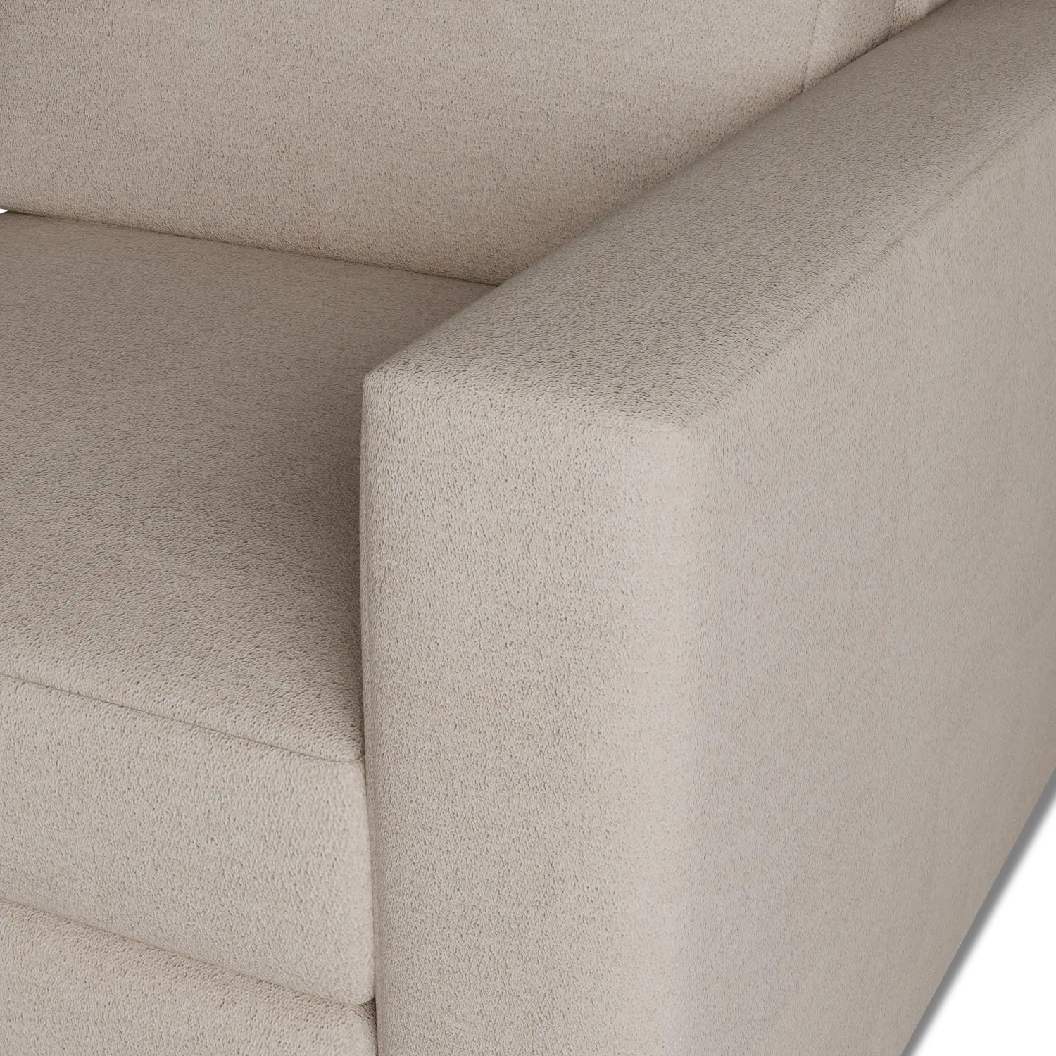 Citymod Beige Fabric Right Chair Citymod Beige Fabric Right Chair