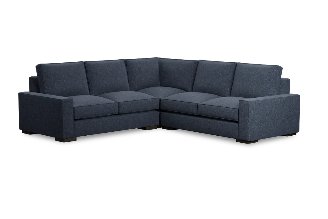 Edgewater Maguire Blue Small Two-arm Sectional