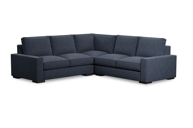 Edgewater Maguire Blue Small Two-arm Sectional