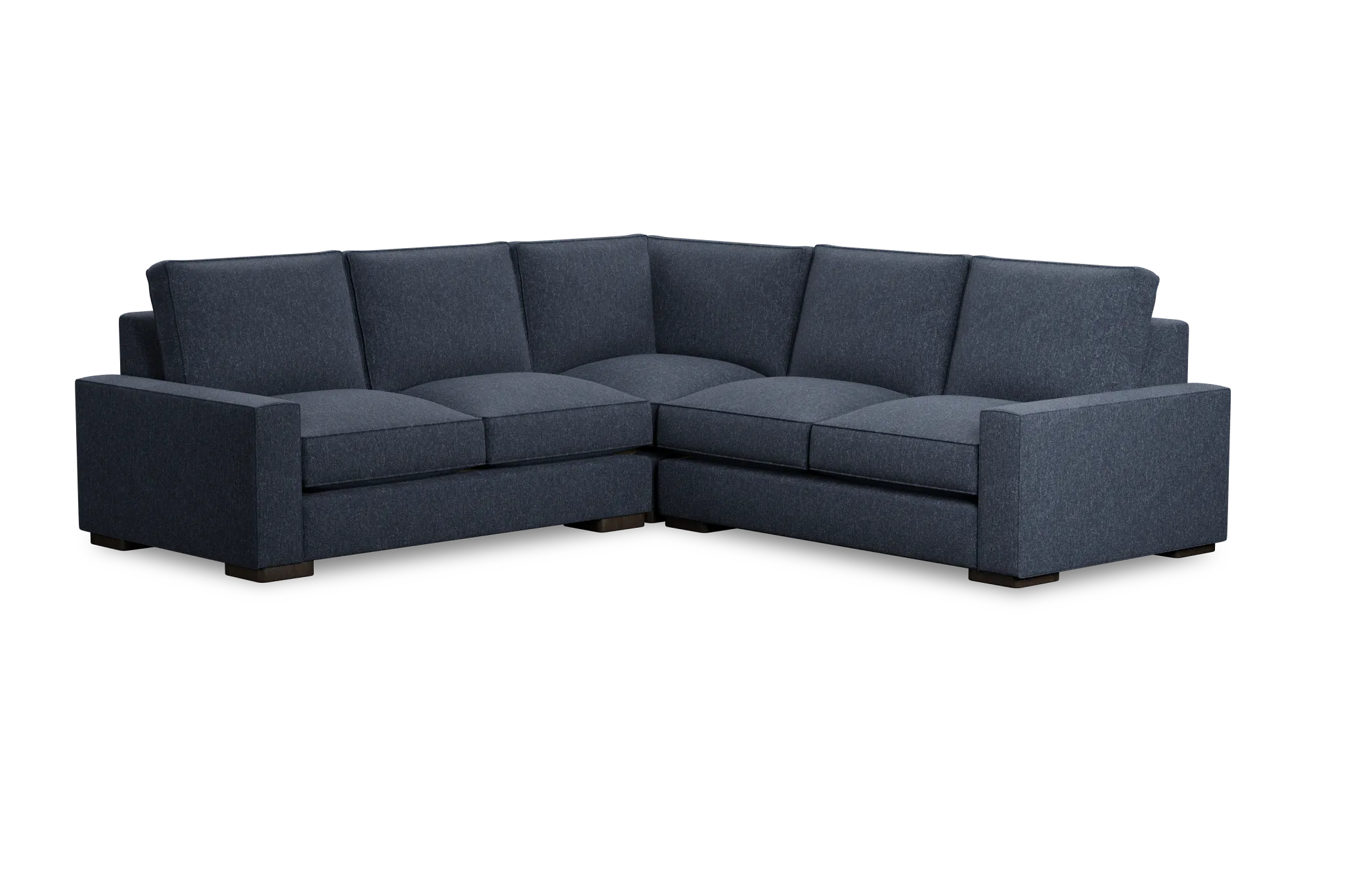 Edgewater Maguire Blue Small Two-arm Sectional