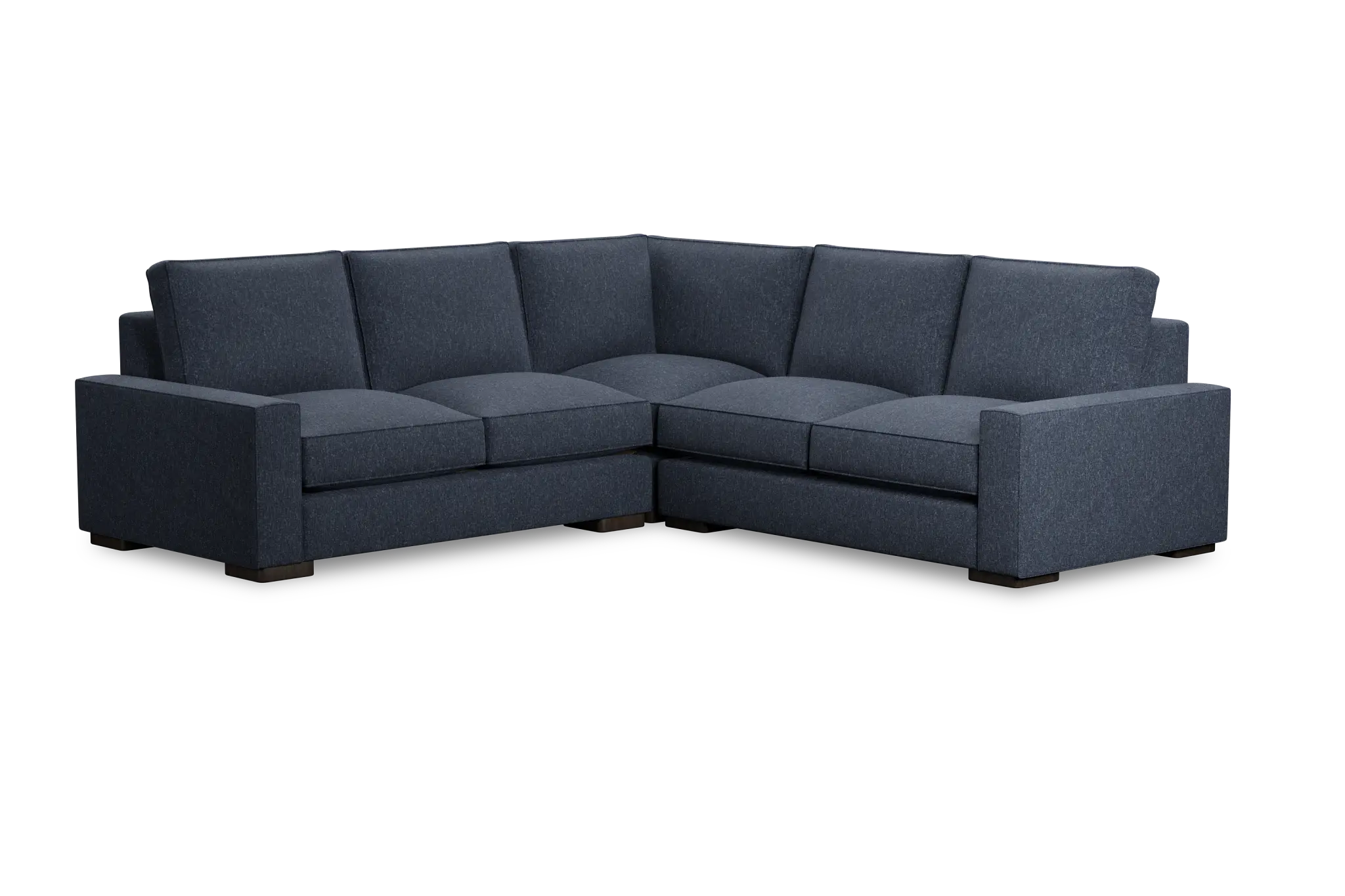 Edgewater Maguire Blue Small Two-arm Sectional Edgewater Maguire Blue Small Two-arm Sectional