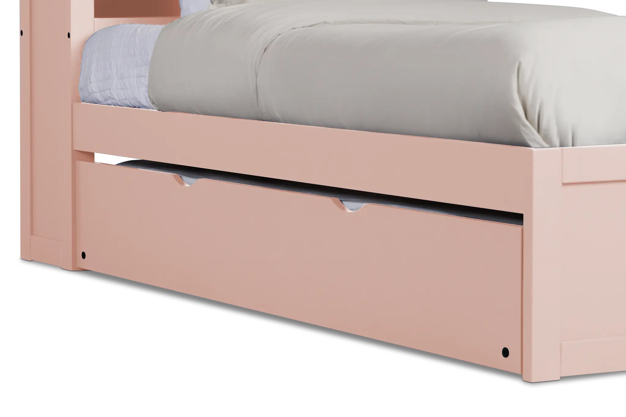 Charleston Pink Bookcase Trundle Bed Charleston Pink Bookcase Trundle Bed
