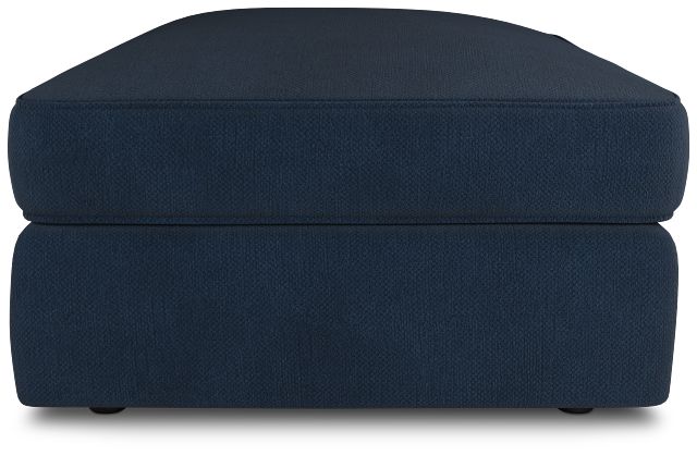 Siesta Revenue Dark Blue Fabric Ottoman