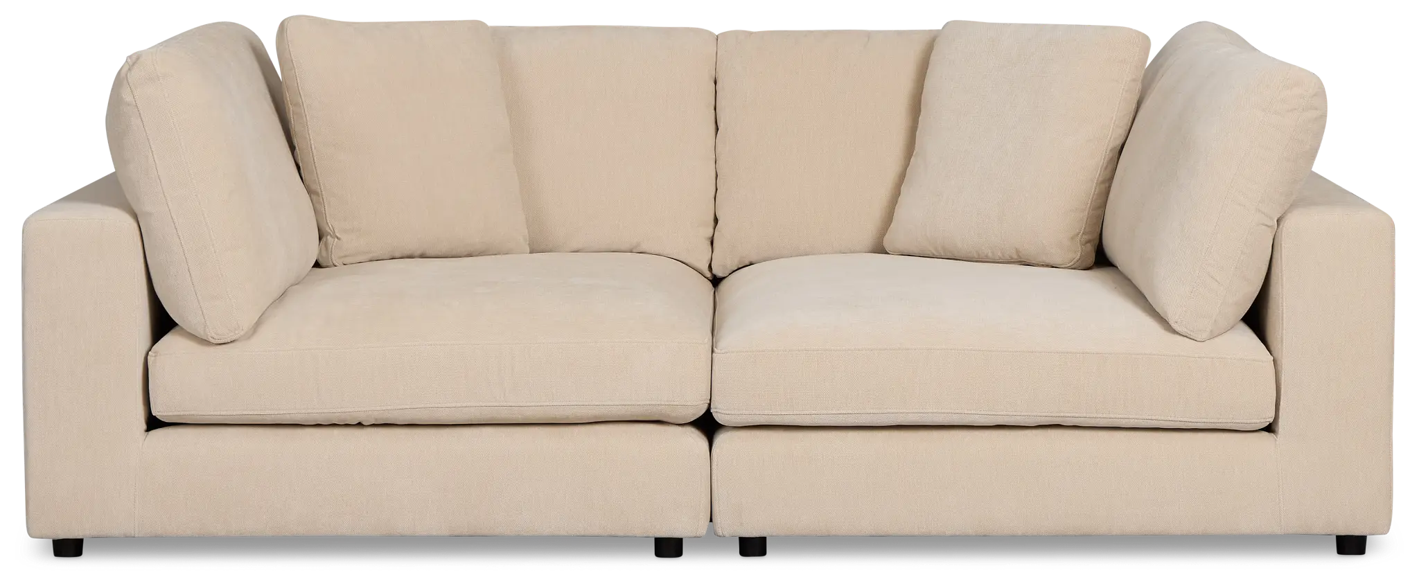 Lounge Light Beige Fabric Double Chaise Daybed Lounge Light Beige Fabric Double Chaise Daybed