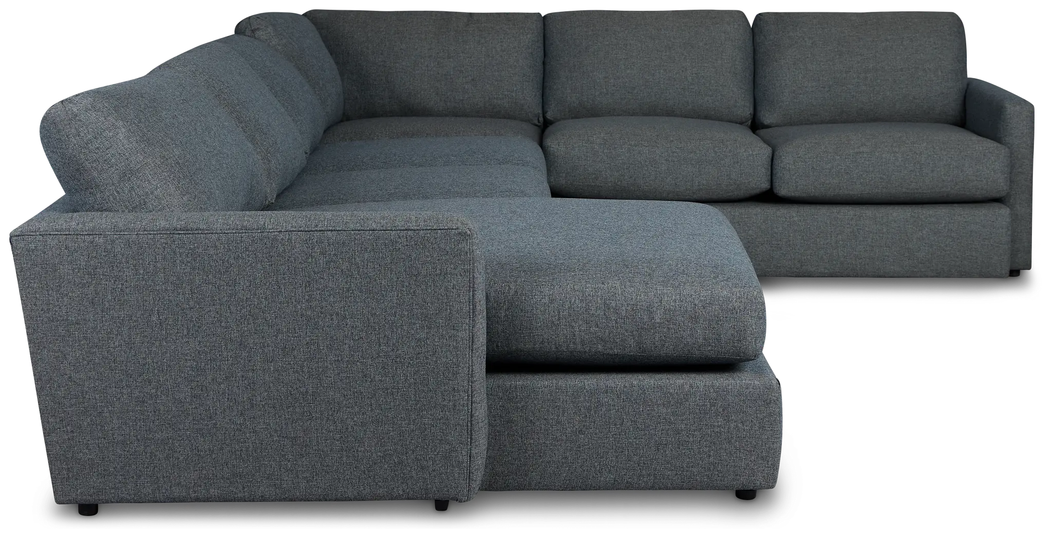 Noah Dark Gray Fabric Large Left Chaise Sectional Noah Dark Gray Fabric Large Left Chaise Sectional