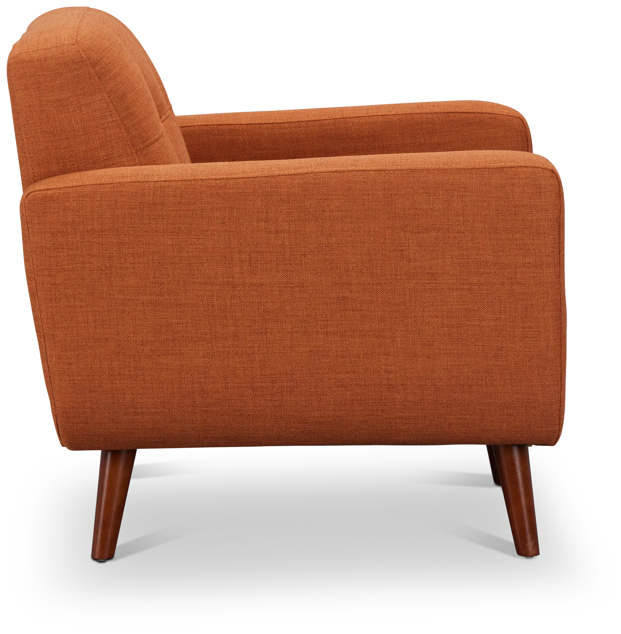 Raya Orange Fabric Chair