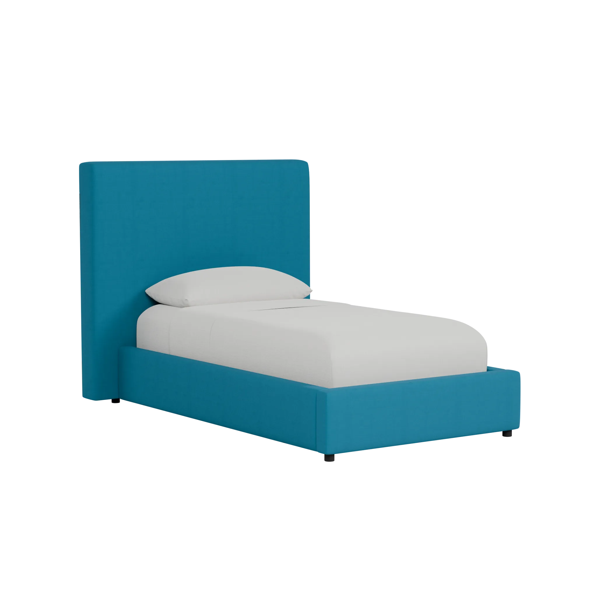 Grayton Joya Teal 54" Upholstered Platform Bed