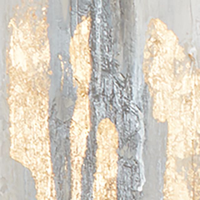 Crystal Gold Framed Canvas Wall Art