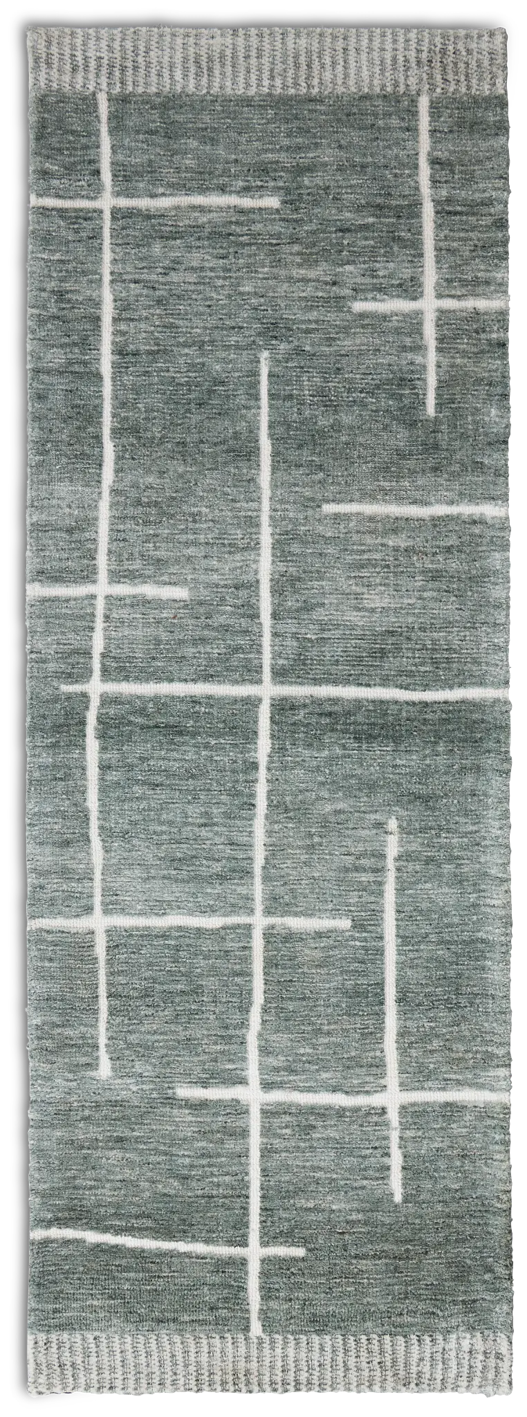 Eloise Dark Green 2x7 Runner Eloise Dark Green 2x7 Runner