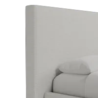 Grayton Maguire Ivory 54" Upholstered Platform Bed