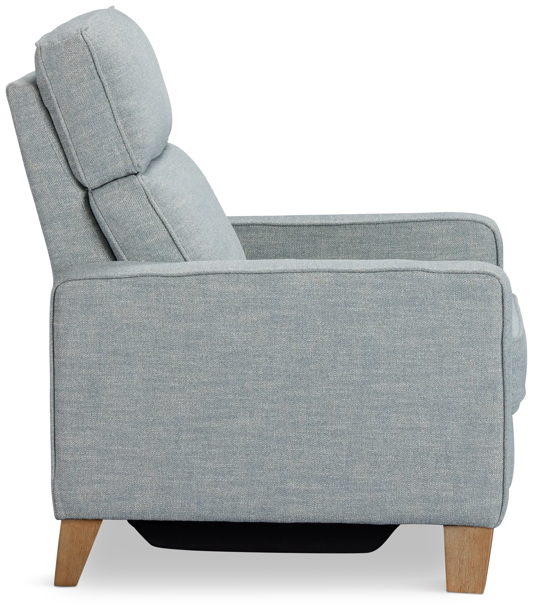 Bayside Light Blue Fabric Power Recliner