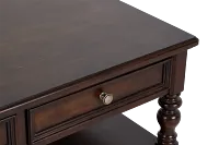 Savannah Dark Tone Storage Rectangular Coffee Table