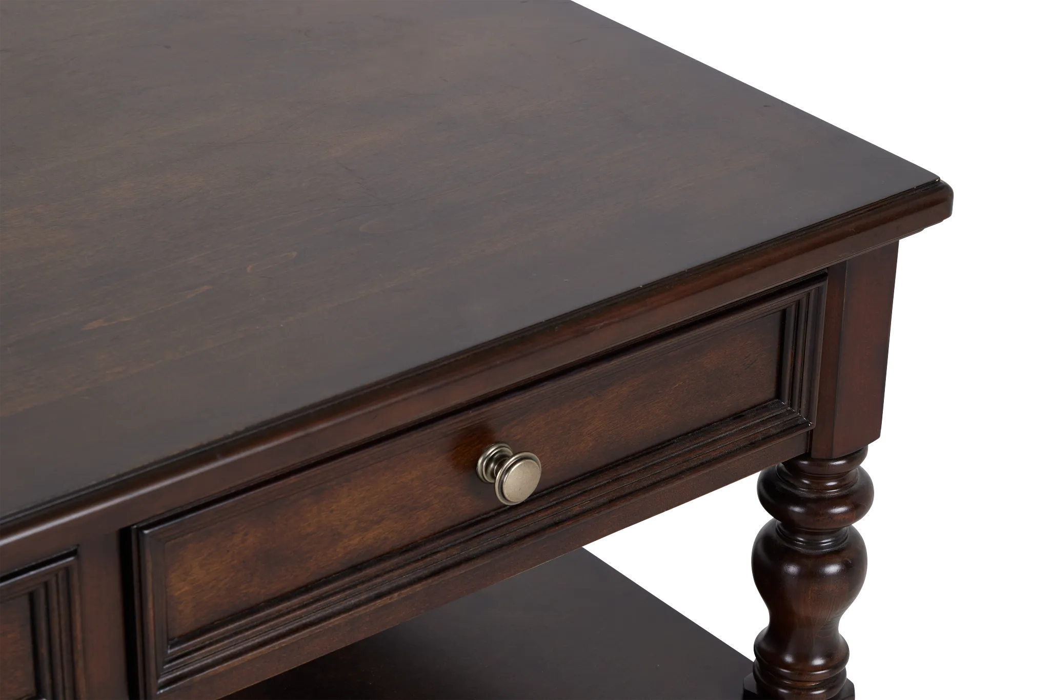 Savannah Dark Tone Storage Rectangular Coffee Table