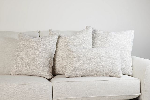 Baxter Gray 24" Accent Pillow