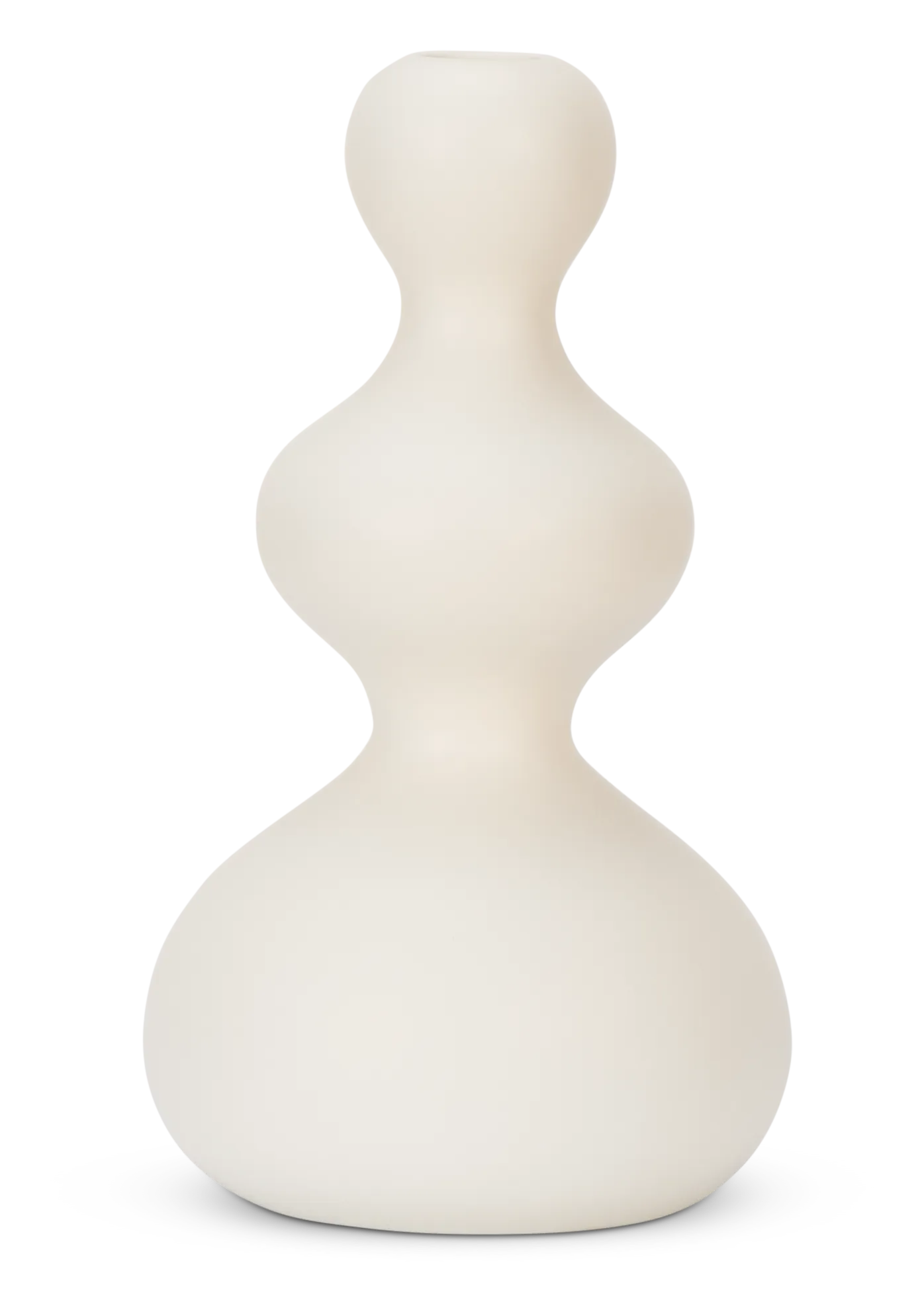 Malid White Candle Holder