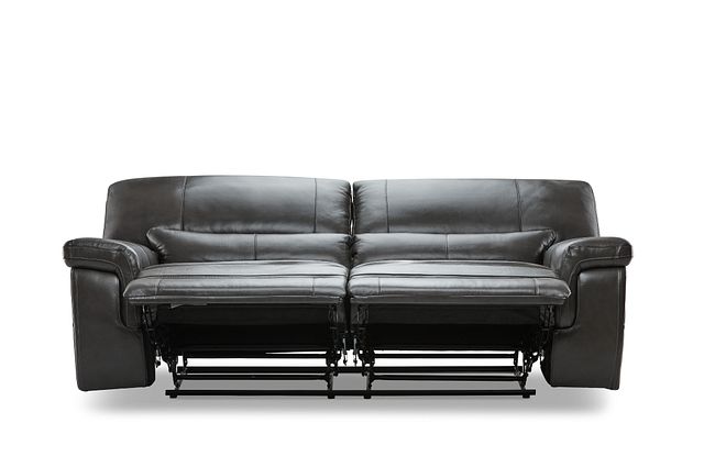 Weston Dark Gray Lthr/vinyl Power Reclining Sofa (1)