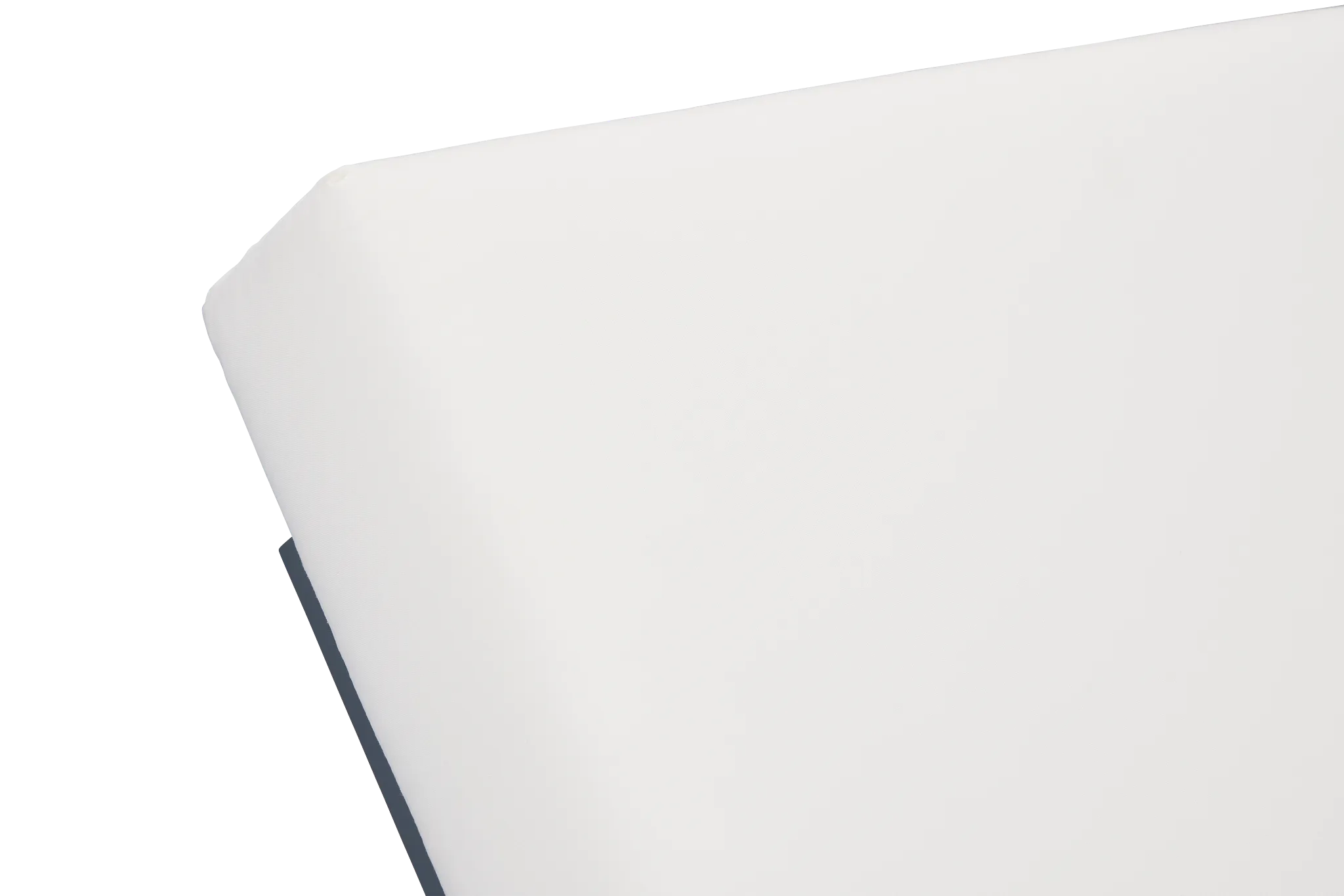 Tortuga Gray White Cushioned Chaise