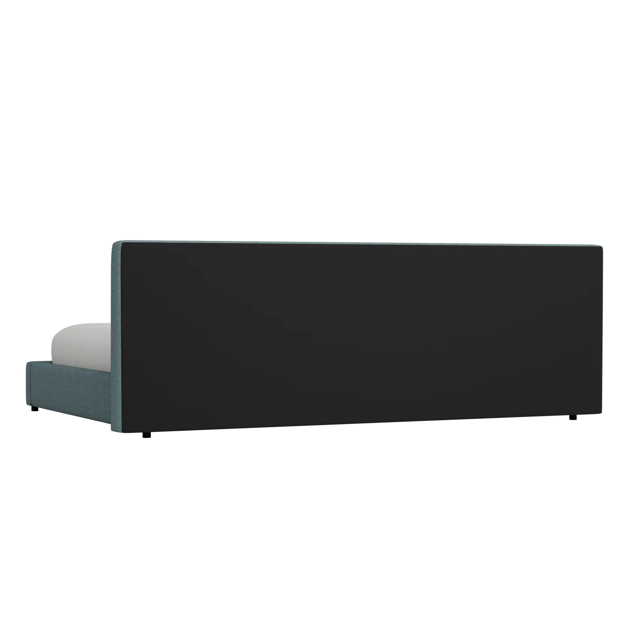 Grayton Sutton Blue 44" Upholstered Platform Bed Grayton Sutton Blue 44" Upholstered Platform Bed