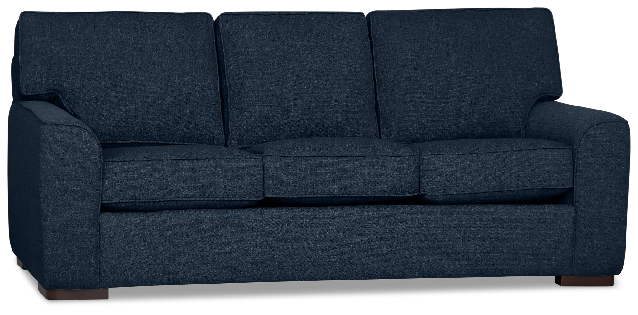 Sinclair Dark Blue Fabric Memory Foam Sleeper Sinclair Dark Blue Fabric Memory Foam Sleeper