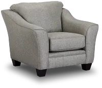 Avery Dark Gray Fabric Chair
