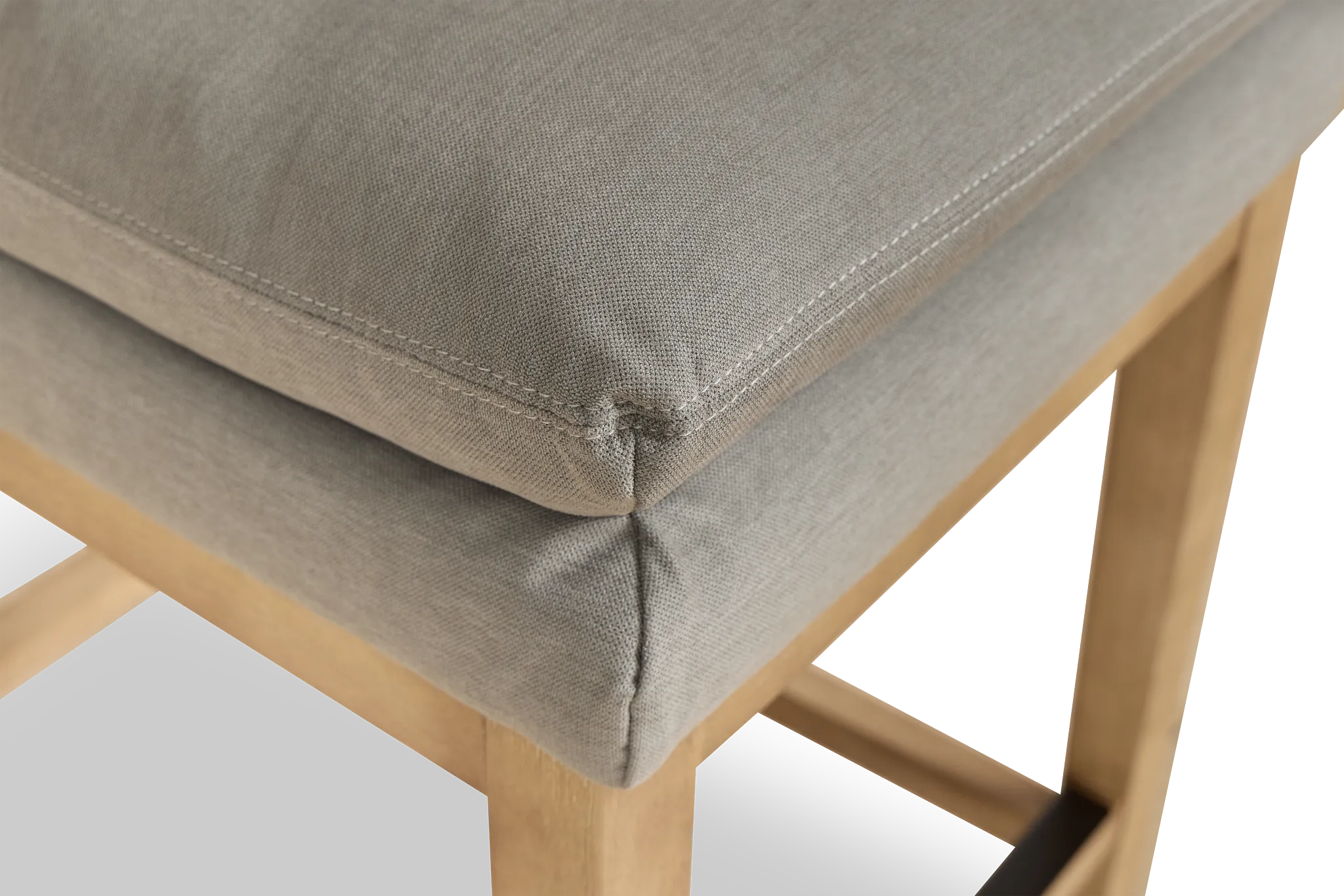 Nixon Gray 24" Upholstered Barstool