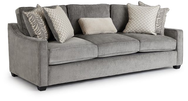 Bianca Gray Fabric Sofa