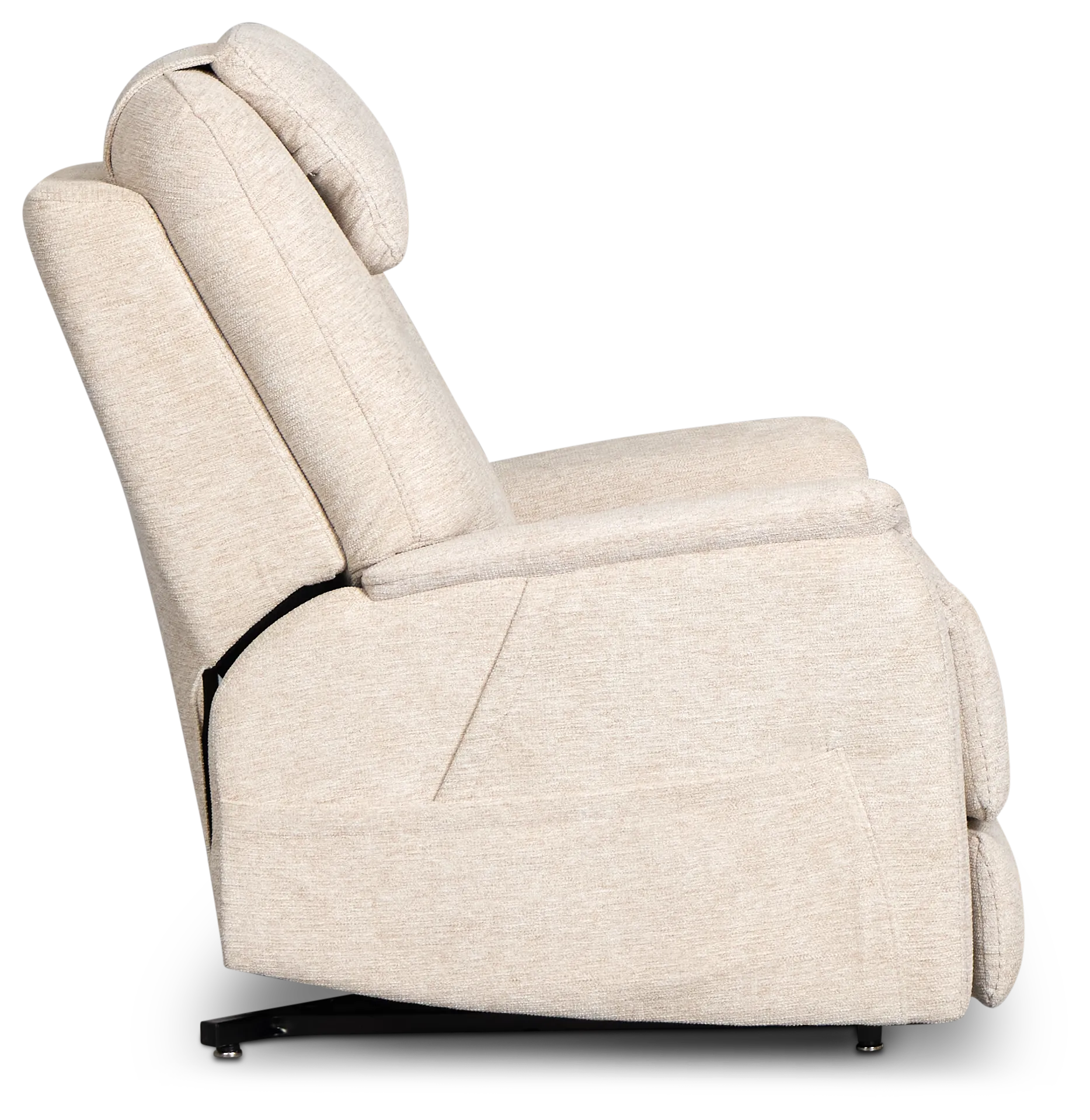 Model 3+ Petite Light Beige Fabric Power Lift Recliner