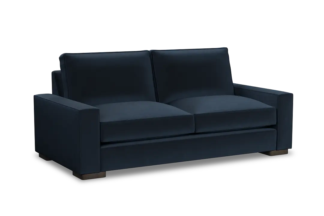 Edgewater Joya Dark Blue 84" Sofa W/ 2 Cushions Edgewater Joya Dark Blue 84" Sofa W/ 2 Cushions