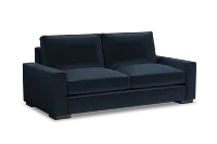 Edgewater Joya Dark Blue 84" Sofa W/ 2 Cushions