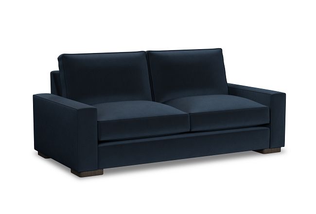 Edgewater Joya Dark Blue 84" Sofa W/ 2 Cushions