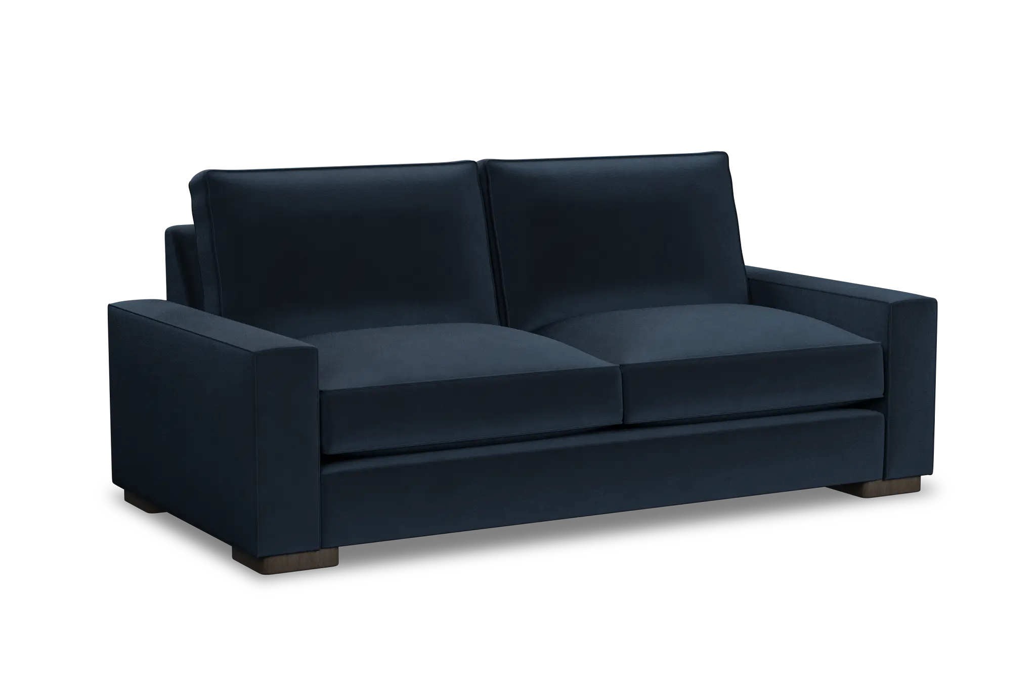 Edgewater Joya Dark Blue 84" Sofa W/ 2 Cushions Edgewater Joya Dark Blue 84" Sofa W/ 2 Cushions