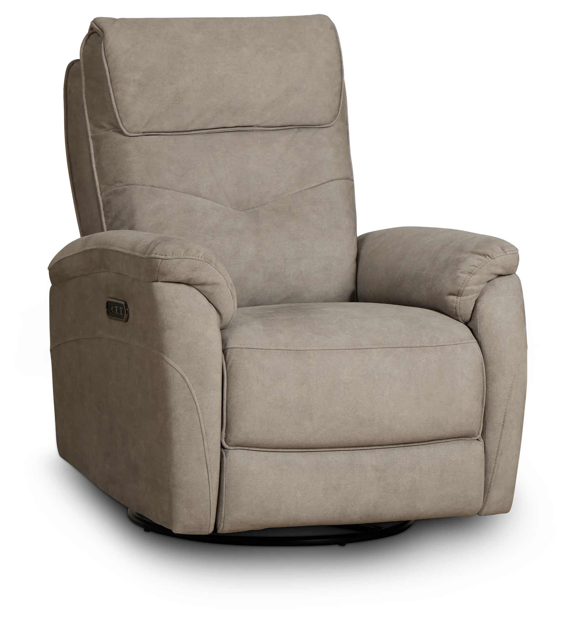 Ryder Beige Micro Power Swivel Glider Recliner Ryder Beige Micro Power Swivel Glider Recliner