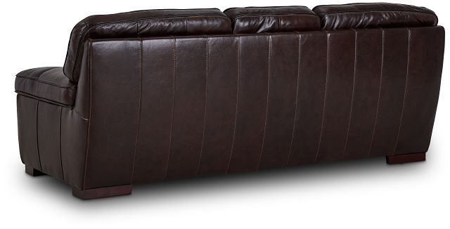 Alexander Dark Brown Leather Sofa (4)