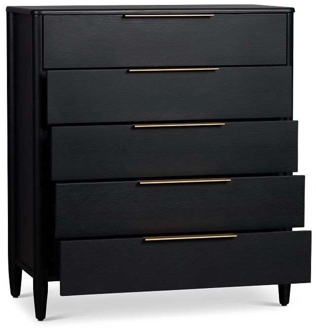 Stockton Black Drawer Chest