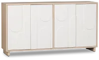 Wantari Two-tone 4 Door Credenza