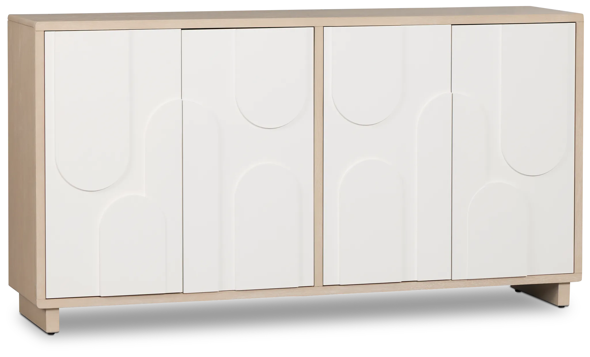 Wantari Two-tone 4 Door Credenza