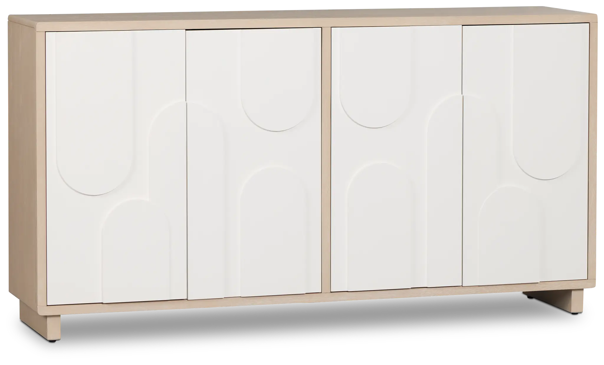 Wantari Two-tone 4 Door Credenza Wantari Two-tone 4 Door Credenza