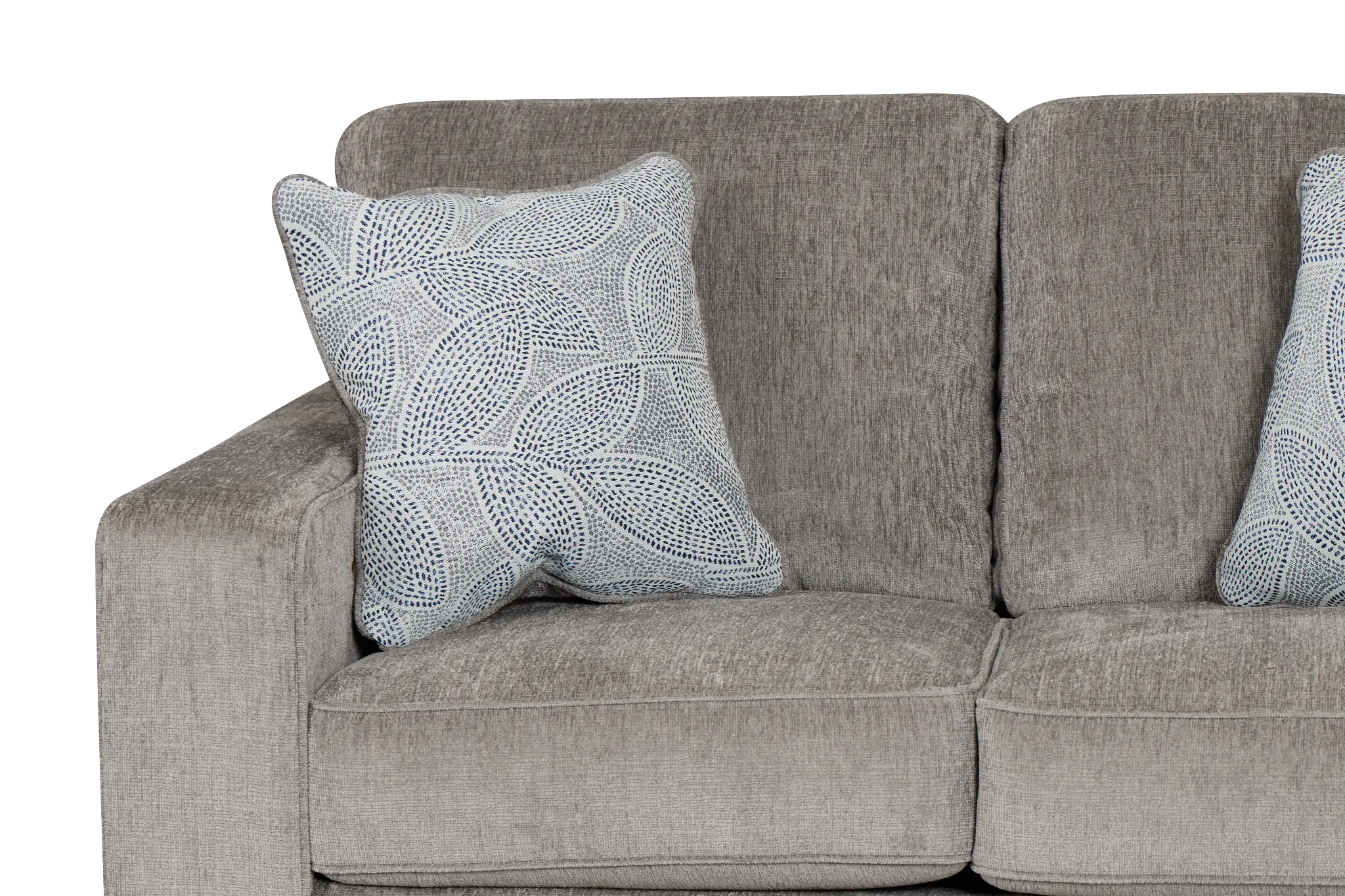 Altari Light Gray Micro Loveseat