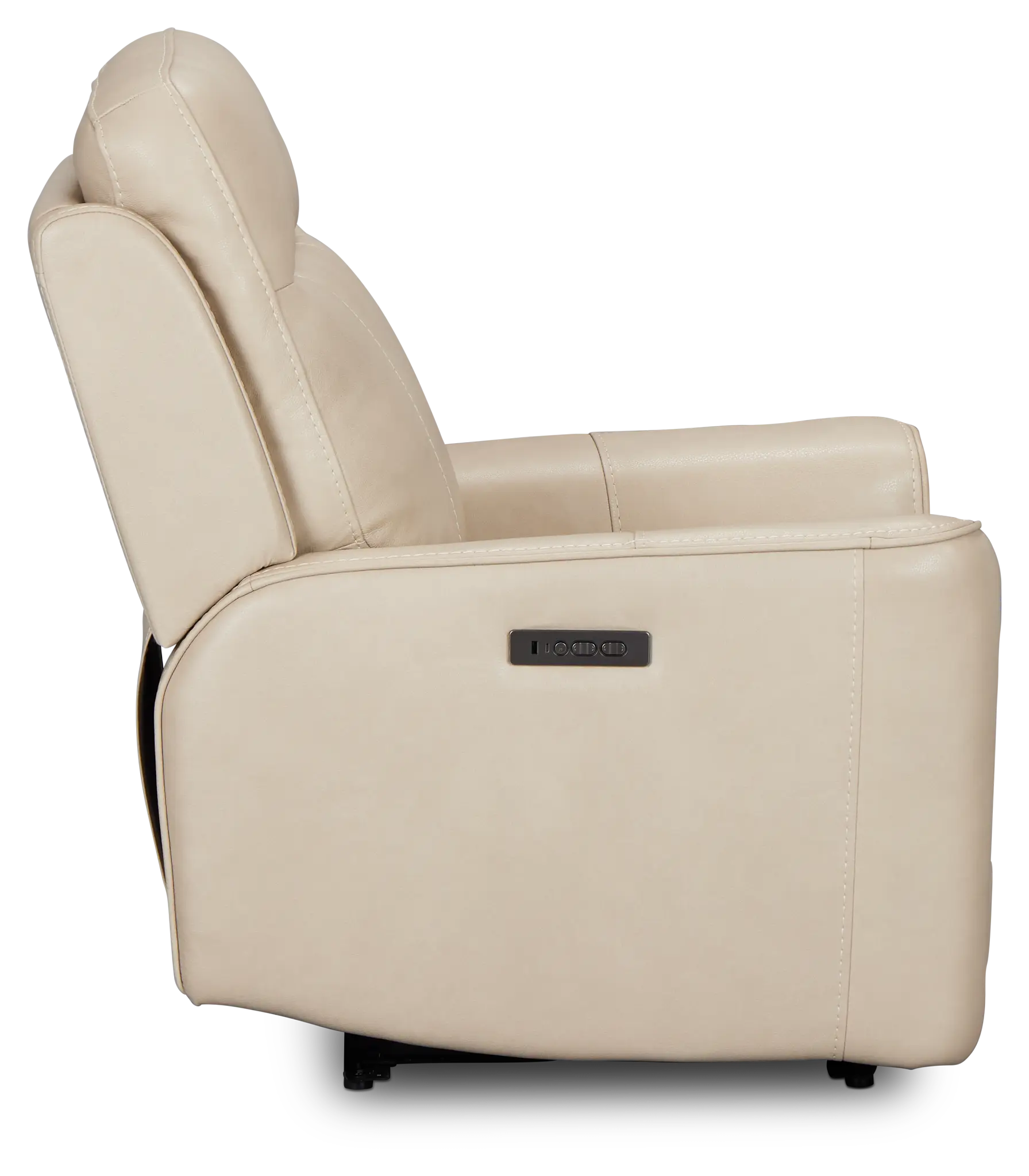 Benji Light Beige Lthr/vinyl Zero Gravity Power Recliner W/headrest Benji Light Beige Lthr/vinyl Zero Gravity Power Recliner W/headrest