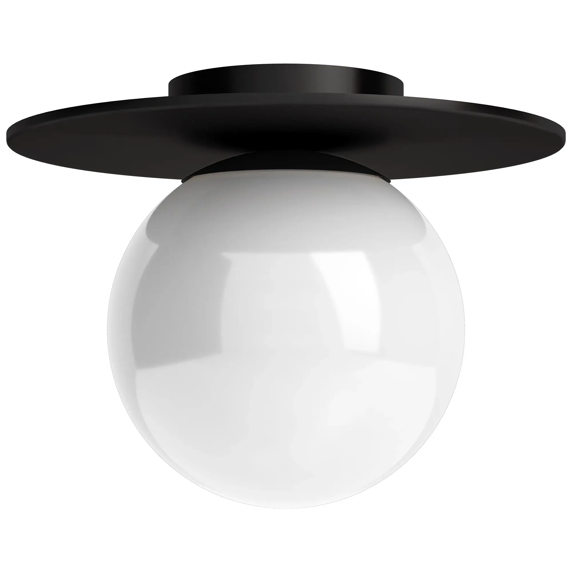 Sayer Black Semi Flush Mounted Light Sayer Black Semi Flush Mounted Light